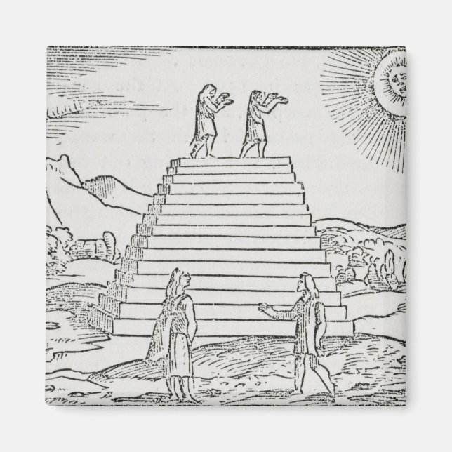 Imán Peruanos adoran al sol' (Frente)