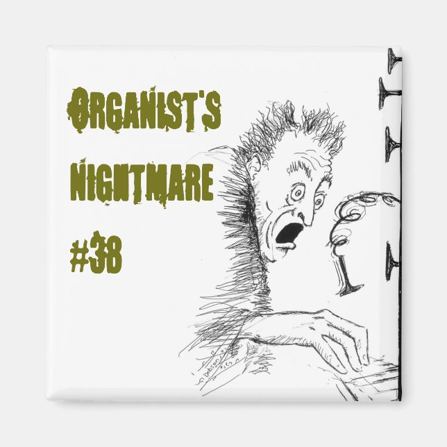 Imán Pesadilla del organista 38 (Frente)