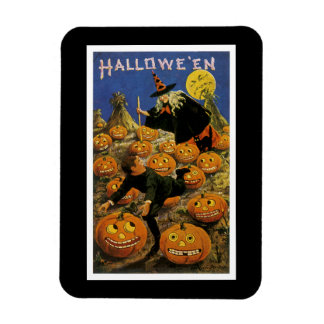 Imán Pesadilla del parche de calabaza de Halloween