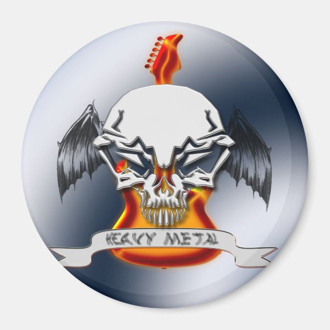 Imán Pesado Metalizado (Frente)