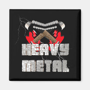 Imán Pesado metalizado