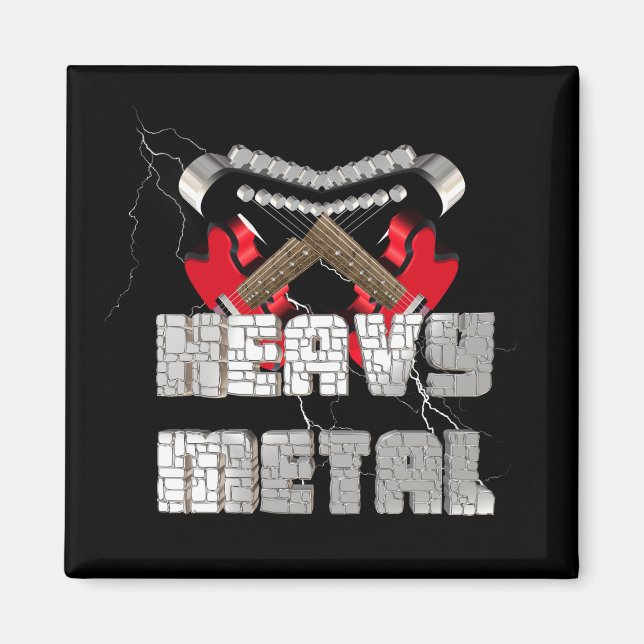 Imán Pesado metalizado (Frente)