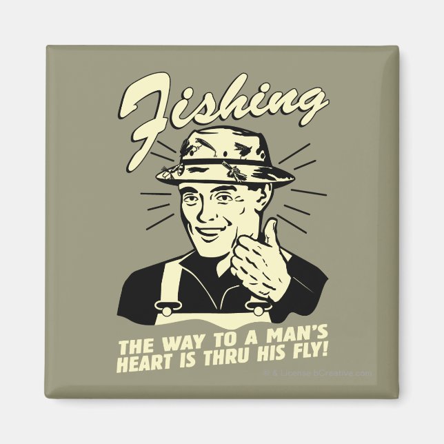 Imán Pesca: A través de su mosca (Frente)