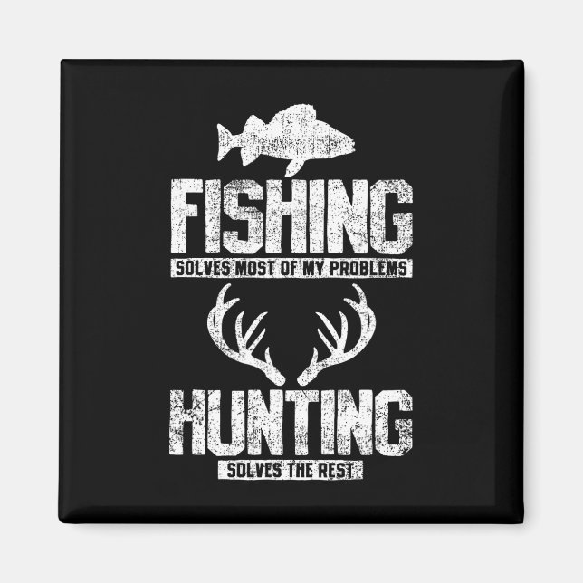 Imán Pesca Caza  (Frente)