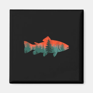 Imán Pesca con Mosca Pescador Naturaleza 