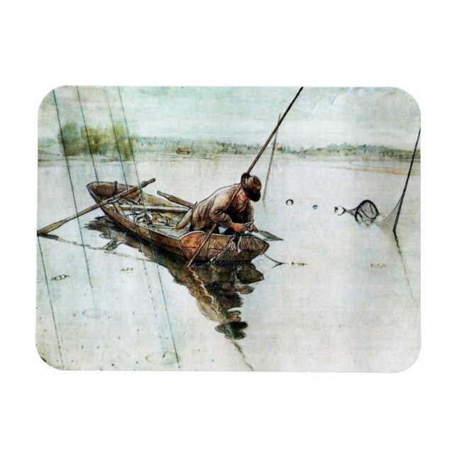 Imán Pesca con nets 1905 (Horizontal)