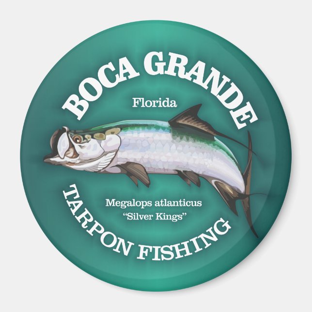 Imán Pesca de Boca Grande Tarpon (Frente)