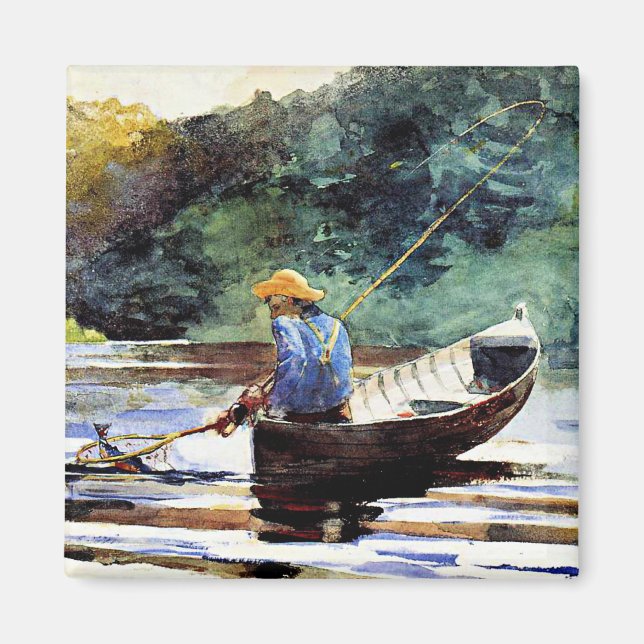 Imán Pesca de niños, arte de Winslow Homer (Frente)