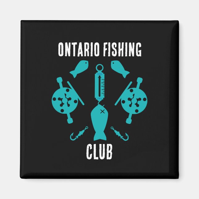 Imán Pesca de salmón canadiense (Frente)