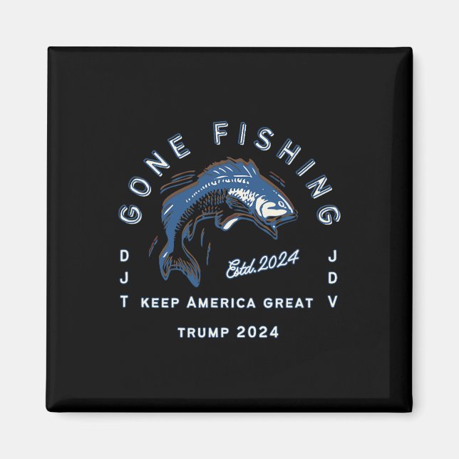 Imán Pesca de Trump Vance 2024 (Frente)