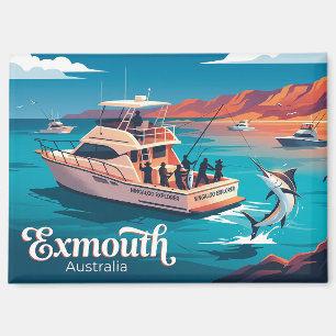 Imán Pesca en alta mar en Exmouth Australia