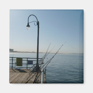 Imán Pesca en el muelle de Santa Mónica