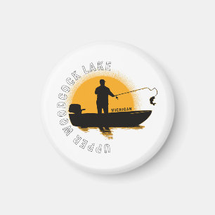 Imán Pesca en Lago Michigan