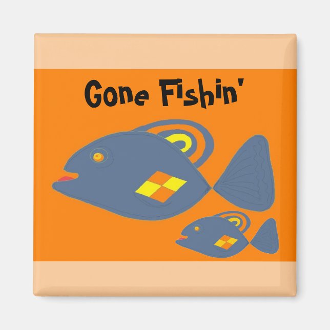 Imán Pesca por destino (Frente)