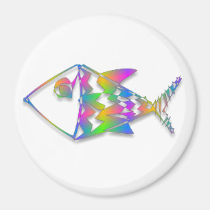 Imán Pescado abstracto