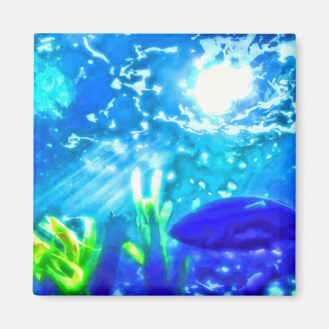 Imán Pescado Bajo El Mar (Frente)