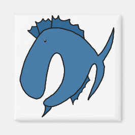 Imán Pescado blanco azul