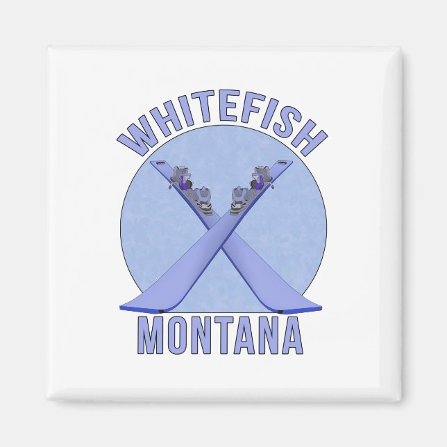 Imán Pescado blanco, Montana (Frente)