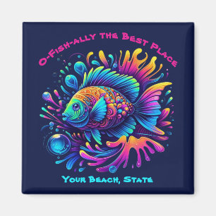 Imán Pescado colorido