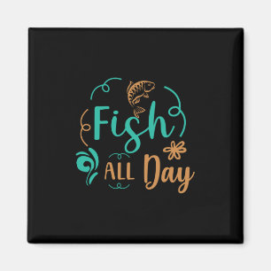 Imán Pescado de arte durante todo el día