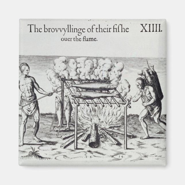 Imán Pescado de cocina (Frente)