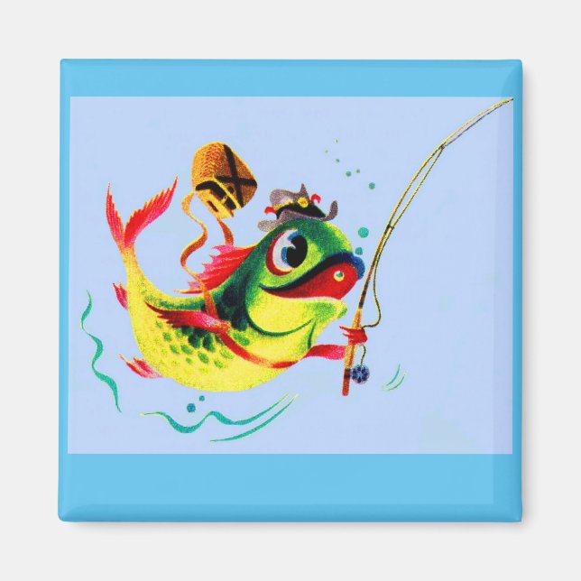 Imán Pescado de los años 1940 (Frente)