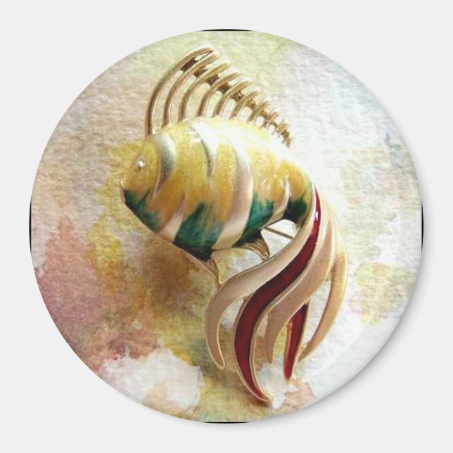 Imán "Pescado de oro" (Frente)