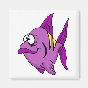 Imán Pescado morado
