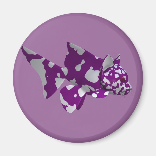 Imán Pescado morado (Frente)
