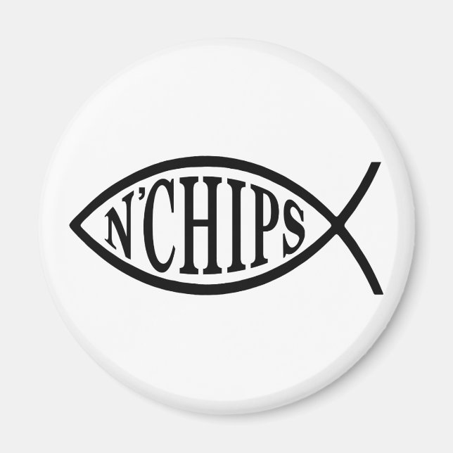 Imán Pescado N' Chips (Frente)