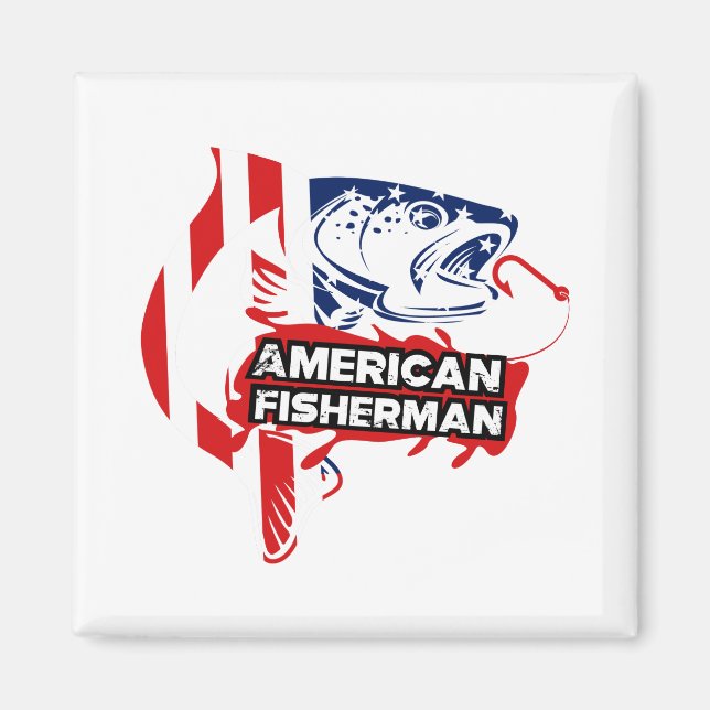 Imán Pescador de Estados Unidos (Frente)