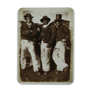 Imán Pescadores en tierra, c.1843-47 (impresión del