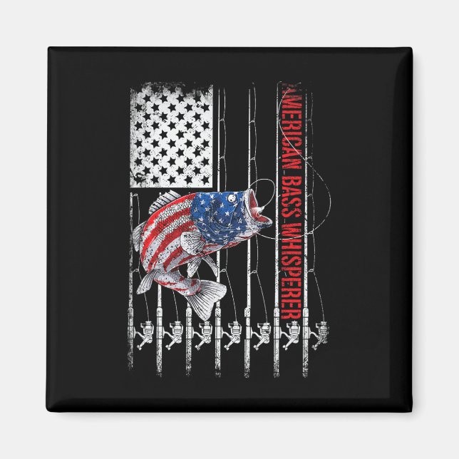 Imán Pescadores Patrióticos American B Pro Whisperer Pe (Frente)