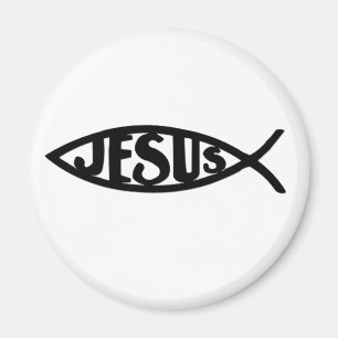 Imán Pescados de Jesús (negro del imán)