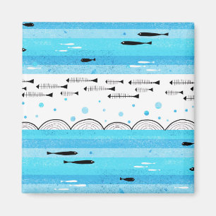 Imán Pescados en el mar