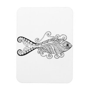 Imán Pescados estilizados