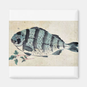 Imán Pescados Ukiyo-e.