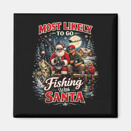 Imán Pescar con Santa