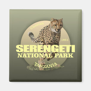 Imán PESO del parque nacional de Serengeti (guepardo)