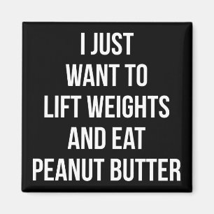 Imán Pesos de elevación y mantequilla de cacahuete - Di