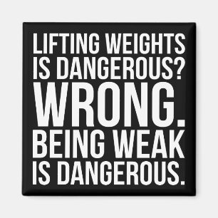 Imán Pesos De Levantamiento Es Peligroso Contra Ser Déb