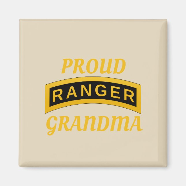 Imán Pestaña Escuela de Ranger del Ejército - Abuela Or (Frente)