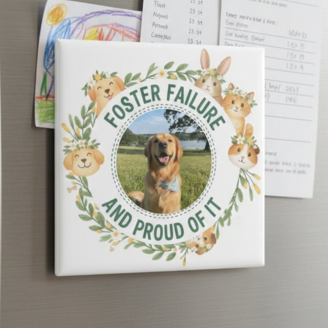 Imán Pet Foster Failure Photo Magnet - Botanical Love (Pet Foster Failure Magnet)