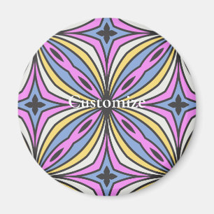 Imán Petales de flores coloridas Thunder_Cove