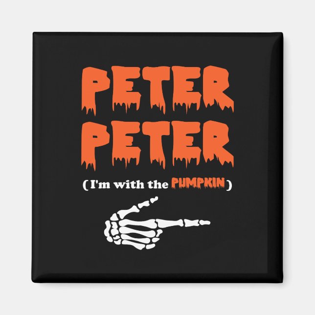 Imán Peter Peter estoy con la calabaza (Frente)