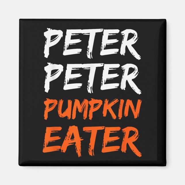 Imán Peter Pumpkin Costume Come Halloween (Frente)