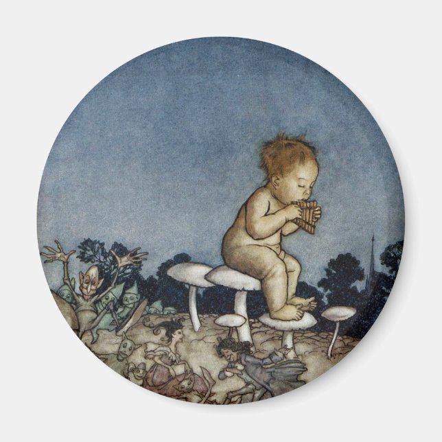 Imán Peter Tocó Su Flauta (Frente)