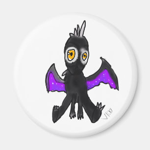 Imán ¡Petit Dragon veille sur votre frigo!