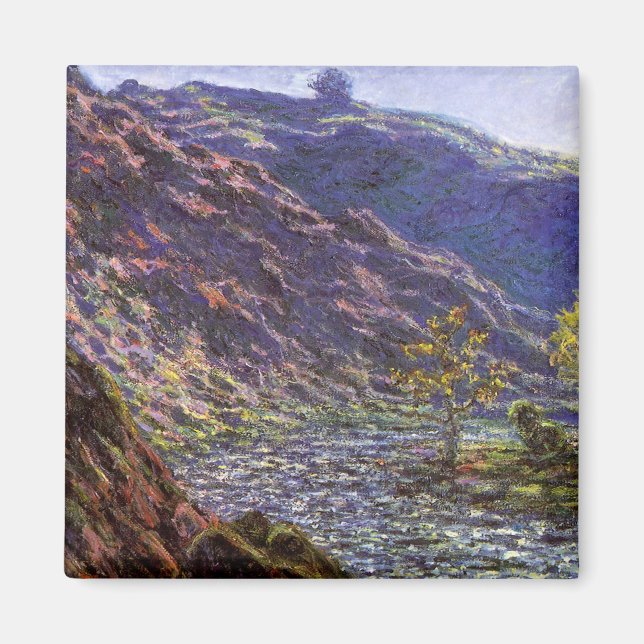 Imán Petite Creuse, Luz del sol de Claude Monet (Frente)