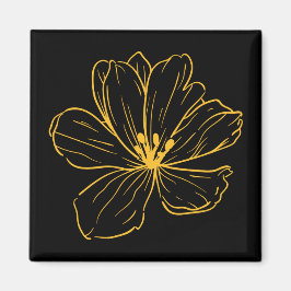 Imán Petite fleur jaune - Arte Kook